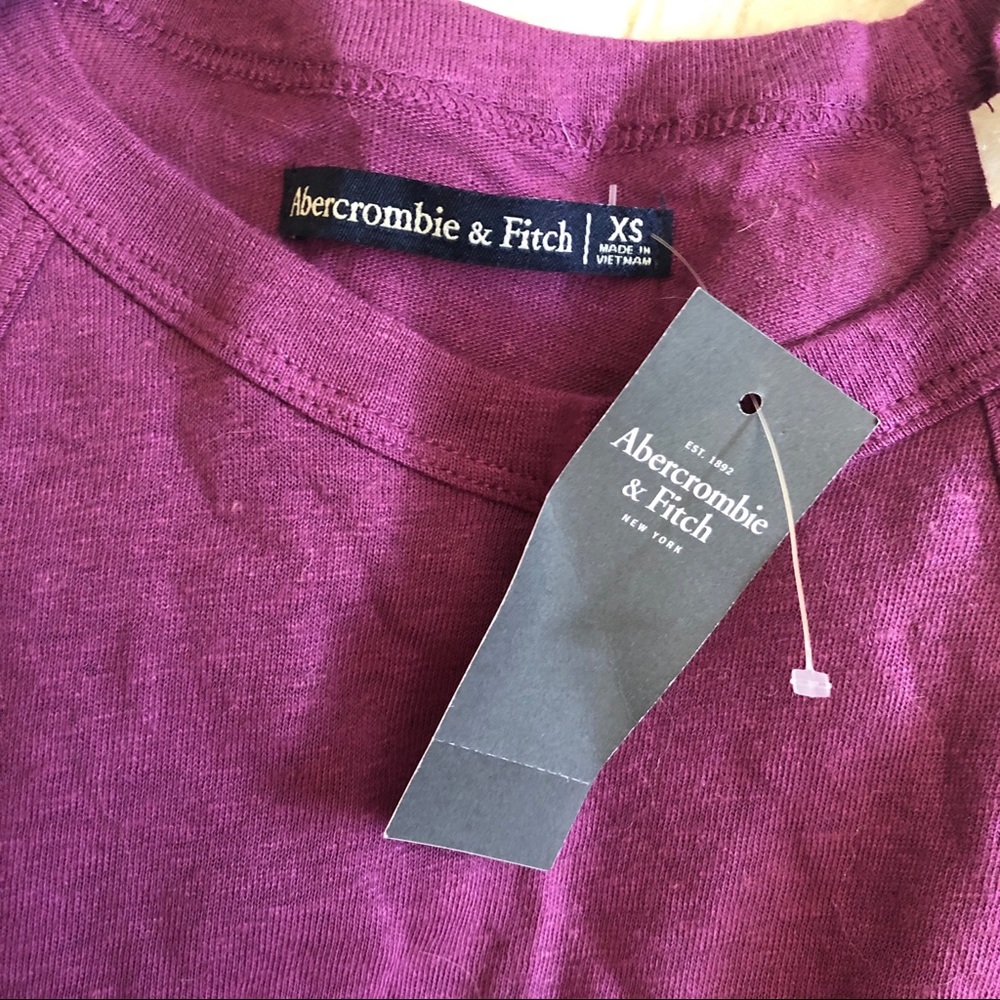 NWT Abercrombie & Fitch Linen Top - Picture 3 of 3